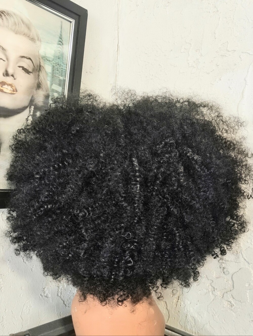 Big and Full Afro Kinky Curly Wig - Picture 5 of 8